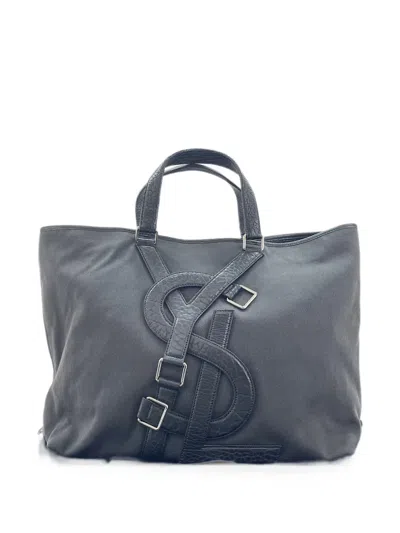 Pre-owned Saint Laurent 2010s Vavan Tote Bag In Grey