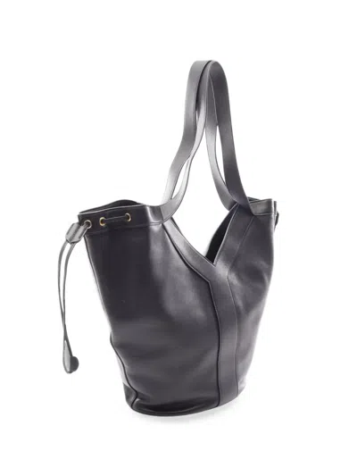 Pre-owned Saint Laurent 2010s Y-shaped Tote Bag In Black