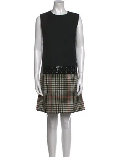 Pre-owned Saint Laurent 2011 Mini Dress In Black