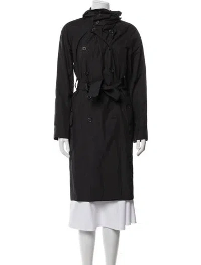 Pre-owned Saint Laurent 2011 Trench Coat In Grey