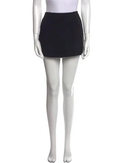 Pre-owned Saint Laurent 2012 Mini Skirt W/ Tags In Black