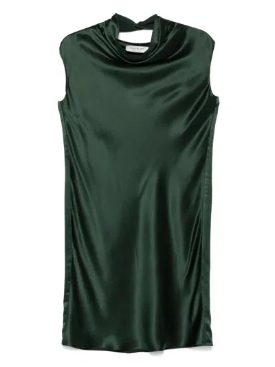 Pre-owned Saint Laurent 2012 Satin Midi Dress