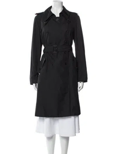 Pre-owned Saint Laurent 2012 Trench Coat In Gray