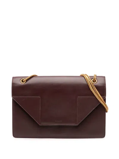 Pre-owned Saint Laurent 2013-2015 Medium Leather Betty Crossbody Bag In Red