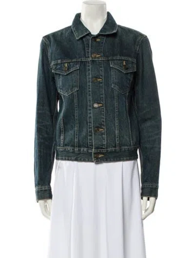 Pre-owned Saint Laurent 2013 Denim Denim Jacket In Blue