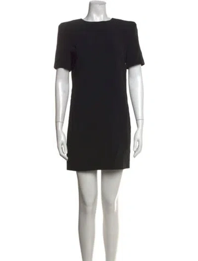 Pre-owned Saint Laurent 2013 Mini Dress In Black