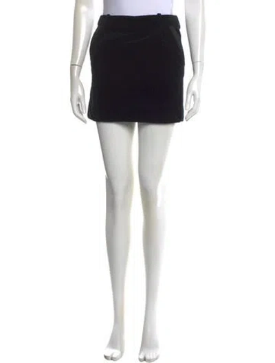 Pre-owned Saint Laurent 2013 Mini Skirt In Black