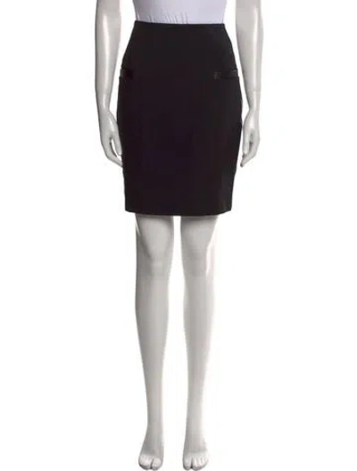 Pre-owned Saint Laurent 2013 Mini Skirt In Black