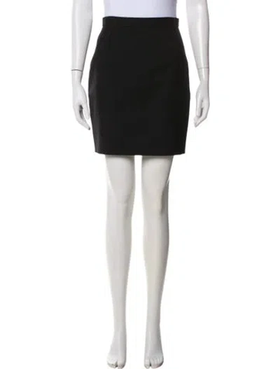 Pre-owned Saint Laurent 2013 Mini Skirt In Black