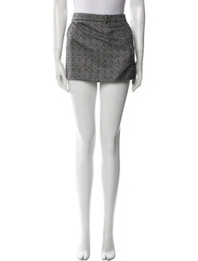 Pre-owned Saint Laurent 2013 Mini Skirt In Multi