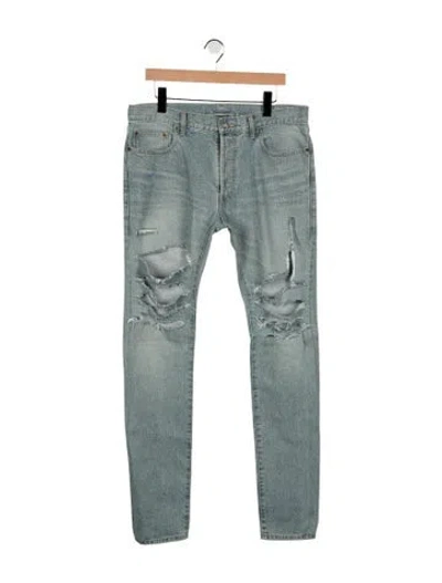 Pre-owned Saint Laurent 2013 Skinny Jeans In Blue