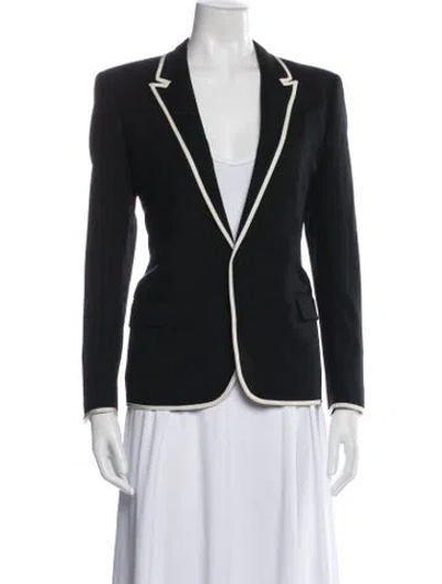 Pre-owned Saint Laurent 2013 Veste De Canotier Blazer In Black
