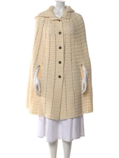 Pre-owned Saint Laurent 2013 Virgin Wool Sweater In Neutral