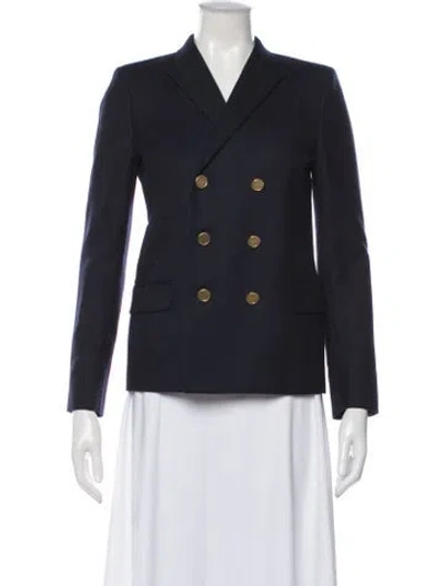 Pre-owned Saint Laurent 2013 Wool Blazer In Blue