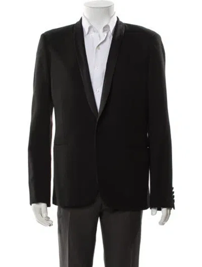 Pre-owned Saint Laurent 2013 Wool Blazer In Gray