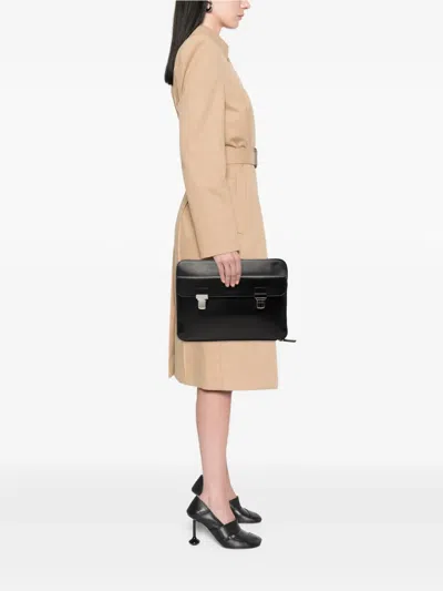 Pre-owned Saint Laurent 2014 Leather Clutch Bag In Black