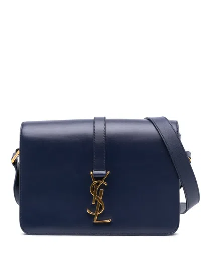 Pre-owned Saint Laurent 2014 Medium Leather Monogram Universite Bag Crossbody Bag
