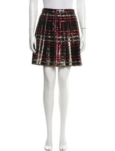 Pre-owned Saint Laurent 2014 Mini Skirt In Black