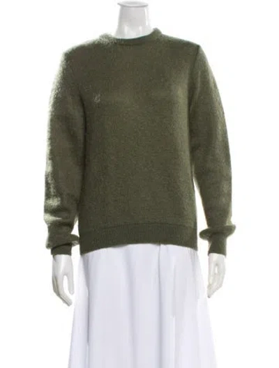 Pre-owned Saint Laurent 2014 Neoprene Sweater In Green