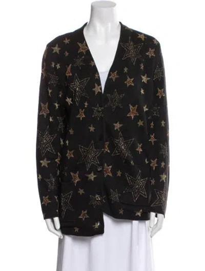 Pre-owned Saint Laurent 2014 Printed Sweater