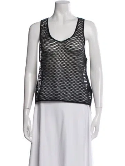 Pre-owned Saint Laurent 2014 Scoop Neck Tank In Black