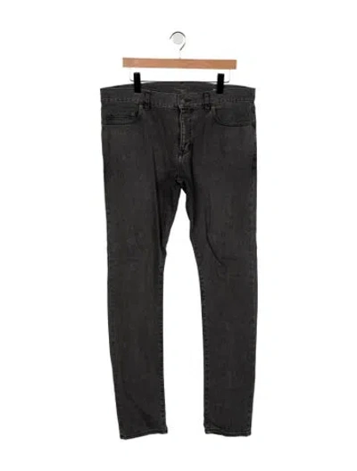 Pre-owned Saint Laurent 2014 Skinny Jeans In Gray