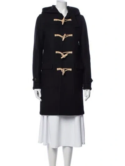 Pre-owned Saint Laurent 2014 Wool Coat W/ Tags In Black
