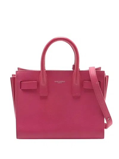 Pre-owned Saint Laurent 2015-2024 Sac De Jours Handbag In Pink