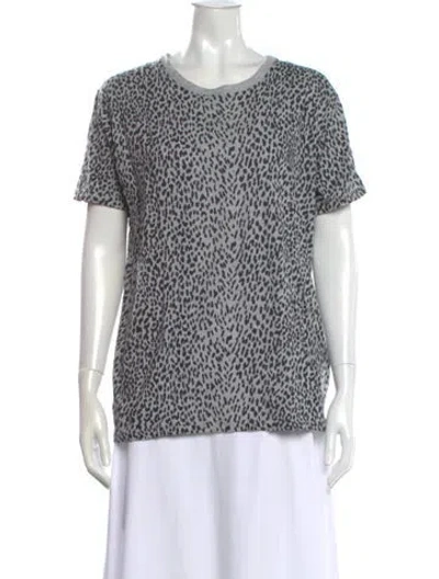Pre-owned Saint Laurent 2015 Animal Print T-shirt W/ Tags In Multi