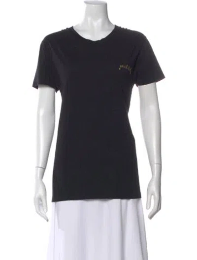 Pre-owned Saint Laurent 2015 Graphic Print T-shirt In Black