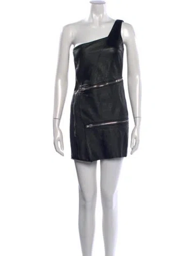 Pre-owned Saint Laurent 2015 Mini Dress In Black