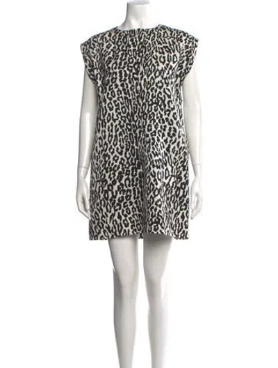 Pre-owned Saint Laurent 2015 Mini Dress In White
