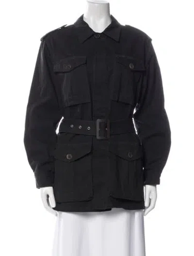 Pre-owned Saint Laurent 2015 Peacoat In Black