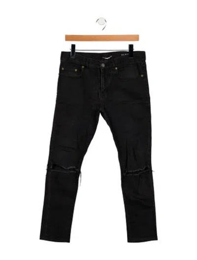 Pre-owned Saint Laurent 2015 Skinny Jeans In Black