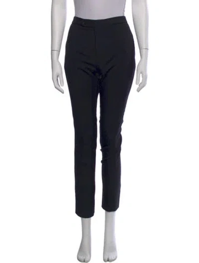 Pre-owned Saint Laurent 2015 Straight Leg Pants In Black