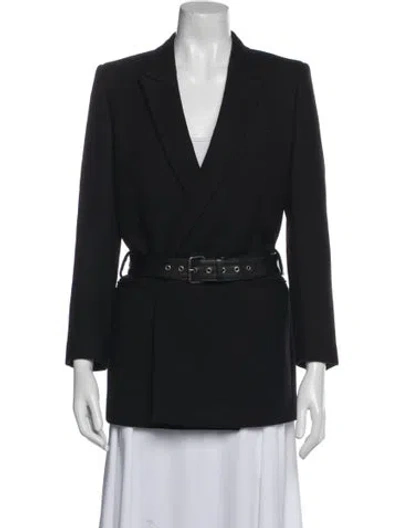 Pre-owned Saint Laurent 2015 Wool Blazer In Black