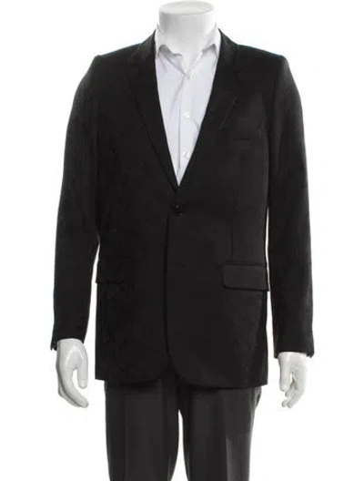 Pre-owned Saint Laurent 2015 Wool Blazer In Gray