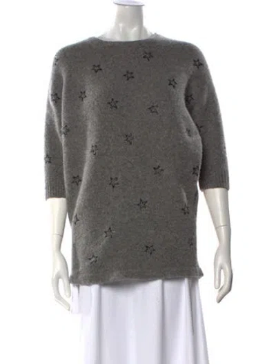 Pre-owned Saint Laurent 2015 Wool Sweater In Gray