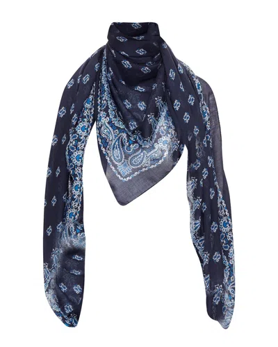 Pre-owned Saint Laurent 2016 Cashmere Paisley Scarf (authentic Pre-loved)