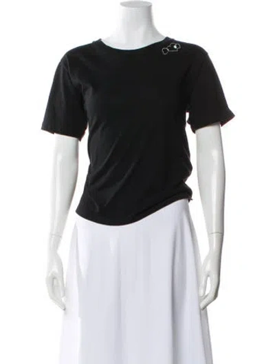 Pre-owned Saint Laurent 2016 Crew Neck T-shirt In Black