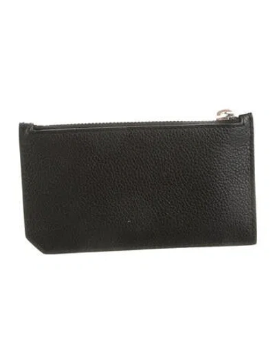 Pre-owned Saint Laurent 2016 Fragments Card Holder In Black