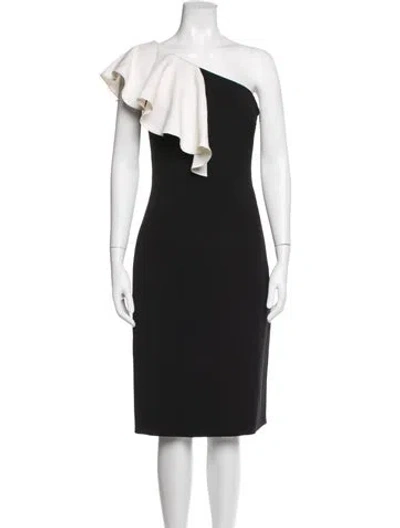 Pre-owned Saint Laurent 2016 Knee-length Dress In Black