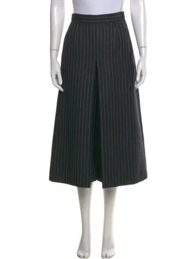 Pre-owned Saint Laurent 2016 Midi Length Skirt In Green