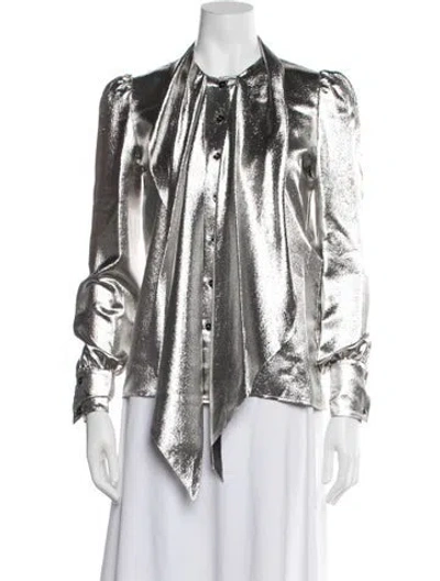 Pre-owned Saint Laurent 2016 Silk Blouse