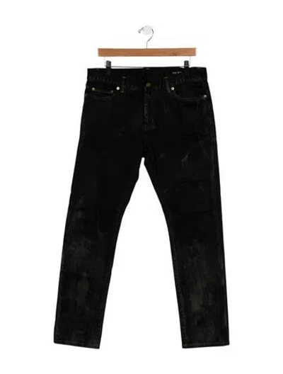 Pre-owned Saint Laurent 2016 Skinny Jeans In Black