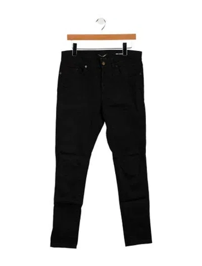 Pre-owned Saint Laurent 2016 Skinny Jeans In Black