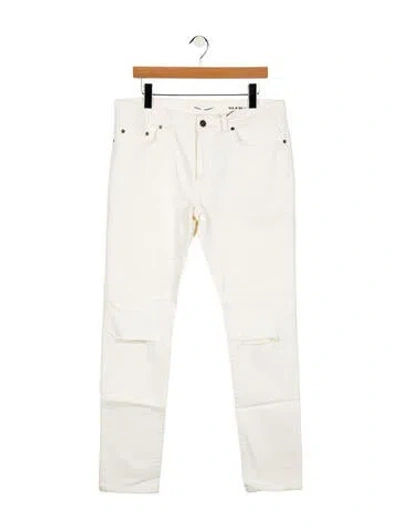 Pre-owned Saint Laurent 2016 Slim Fit Jeans In White