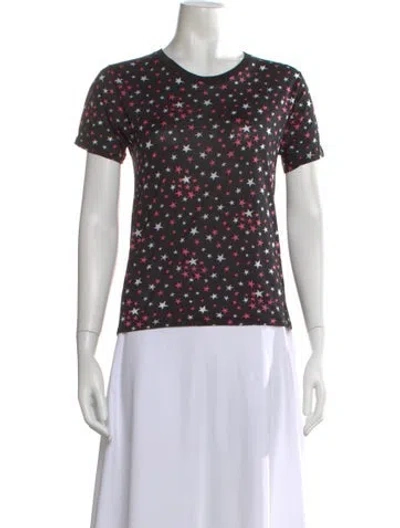 Pre-owned Saint Laurent 2016 Stars T-shirt In Black