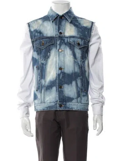 Pre-owned Saint Laurent 2016 'surf Sound' Vest In Blue