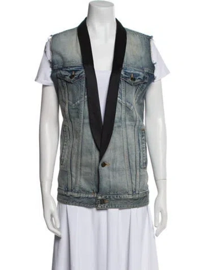 Pre-owned Saint Laurent 2016 Vest In Blue